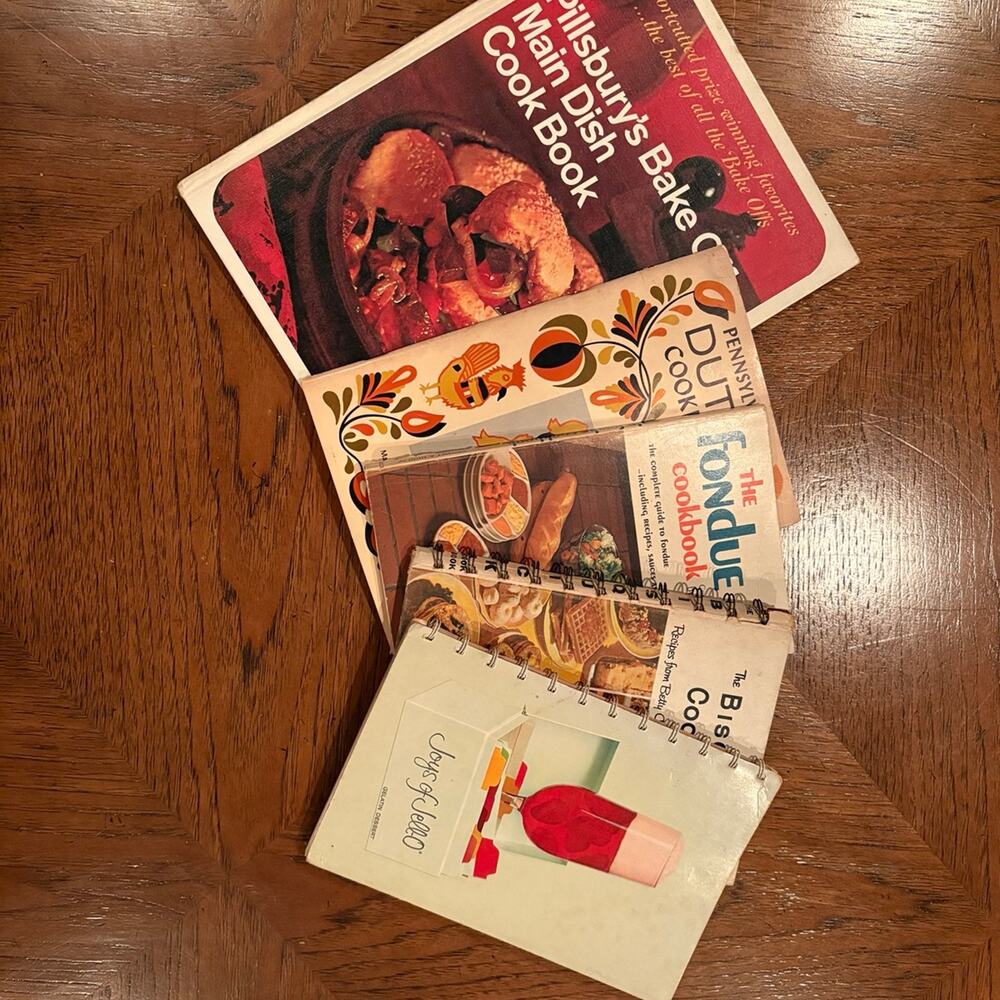 Vintage cook book bundle